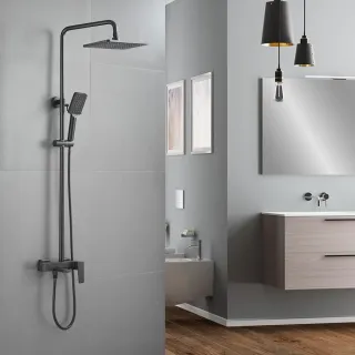 Душевая стойка Shevanik S8936H чёрный